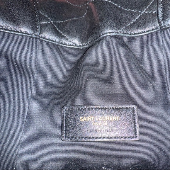 Authentic Saint Laurent Le Maillon Hook Bucket Bag- pre-owned - Picture 9 of 14